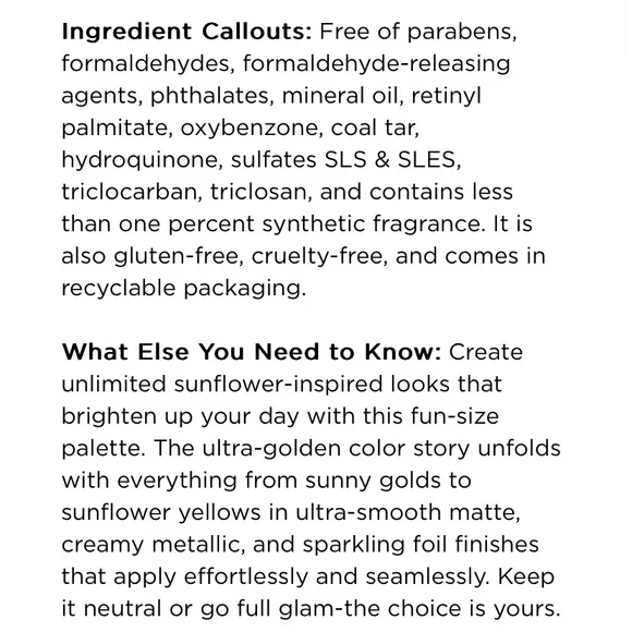 Violet Voss Golden Sunflower eye shadow - Picture 12 of 15